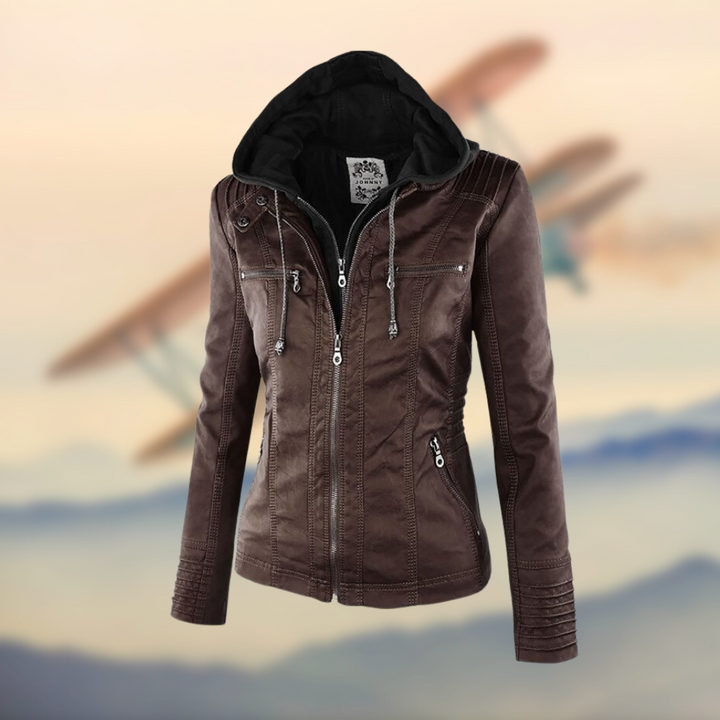 Ava™ – Timeless Vegan Leather Jacket