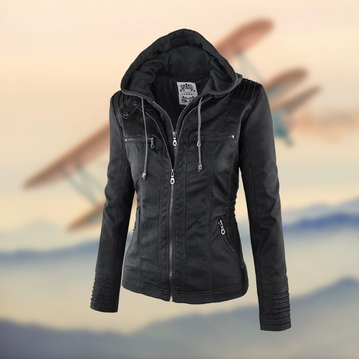 Ava™ – Timeless Vegan Leather Jacket