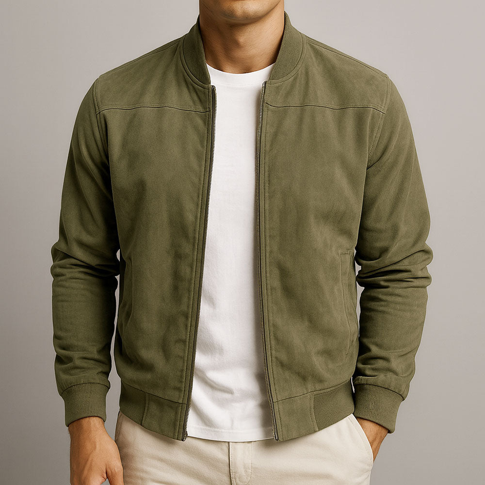 Griffin – Classic Suede Bomber