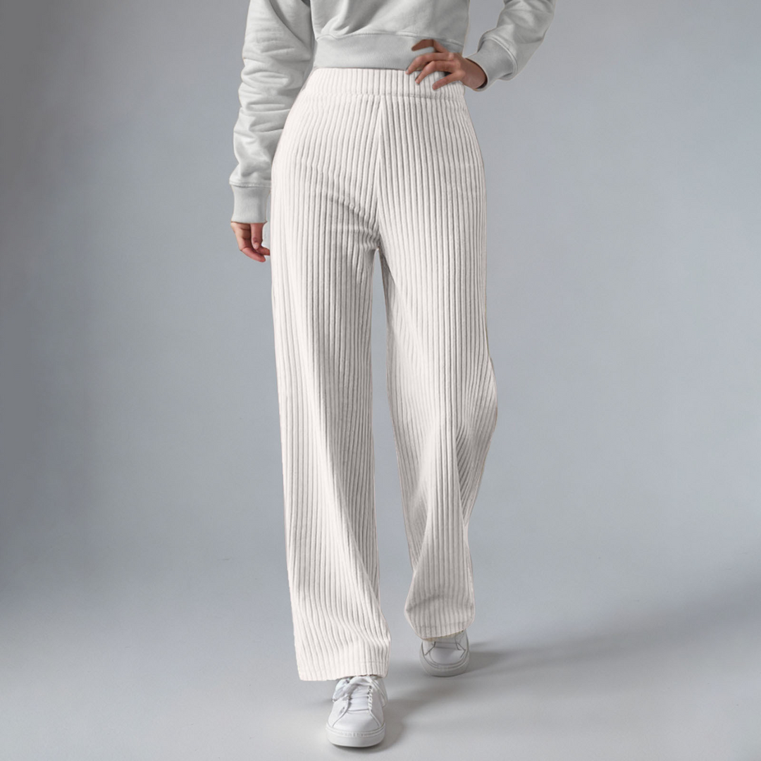 Everly - Rib-Knit Sweatpants