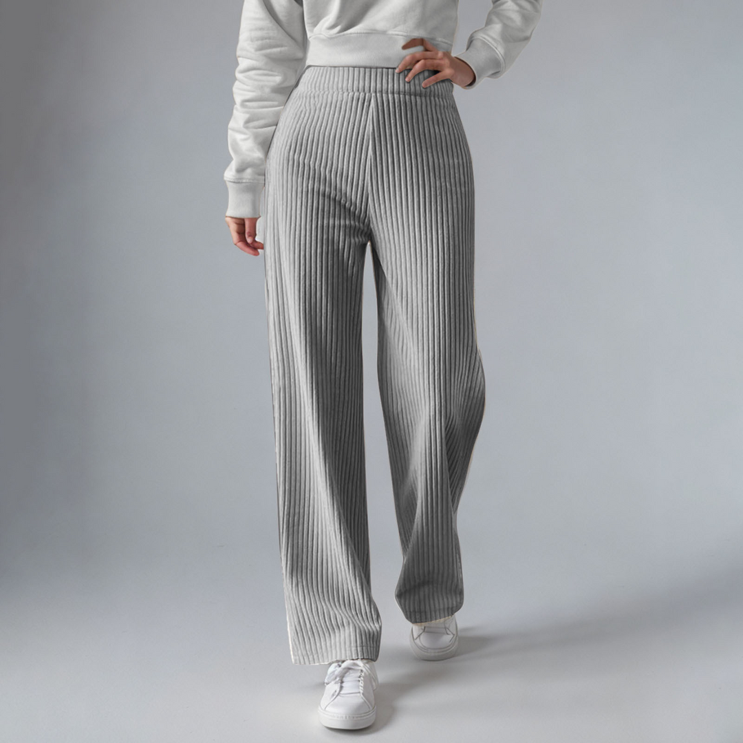 Everly - Rib-Knit Sweatpants