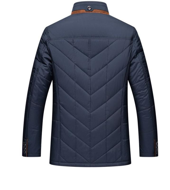 Robert – Quilted winter jacket with stand-up collar