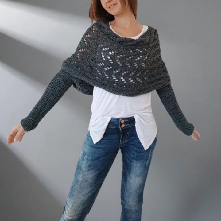 Alice – Lightweight stylish winter shawl