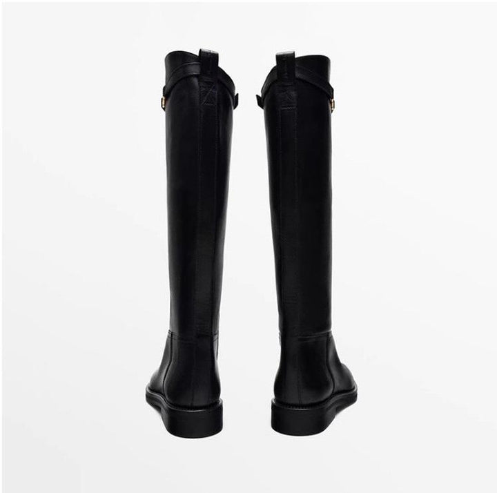 Valentina - Elegant Knee-High Leather Boots