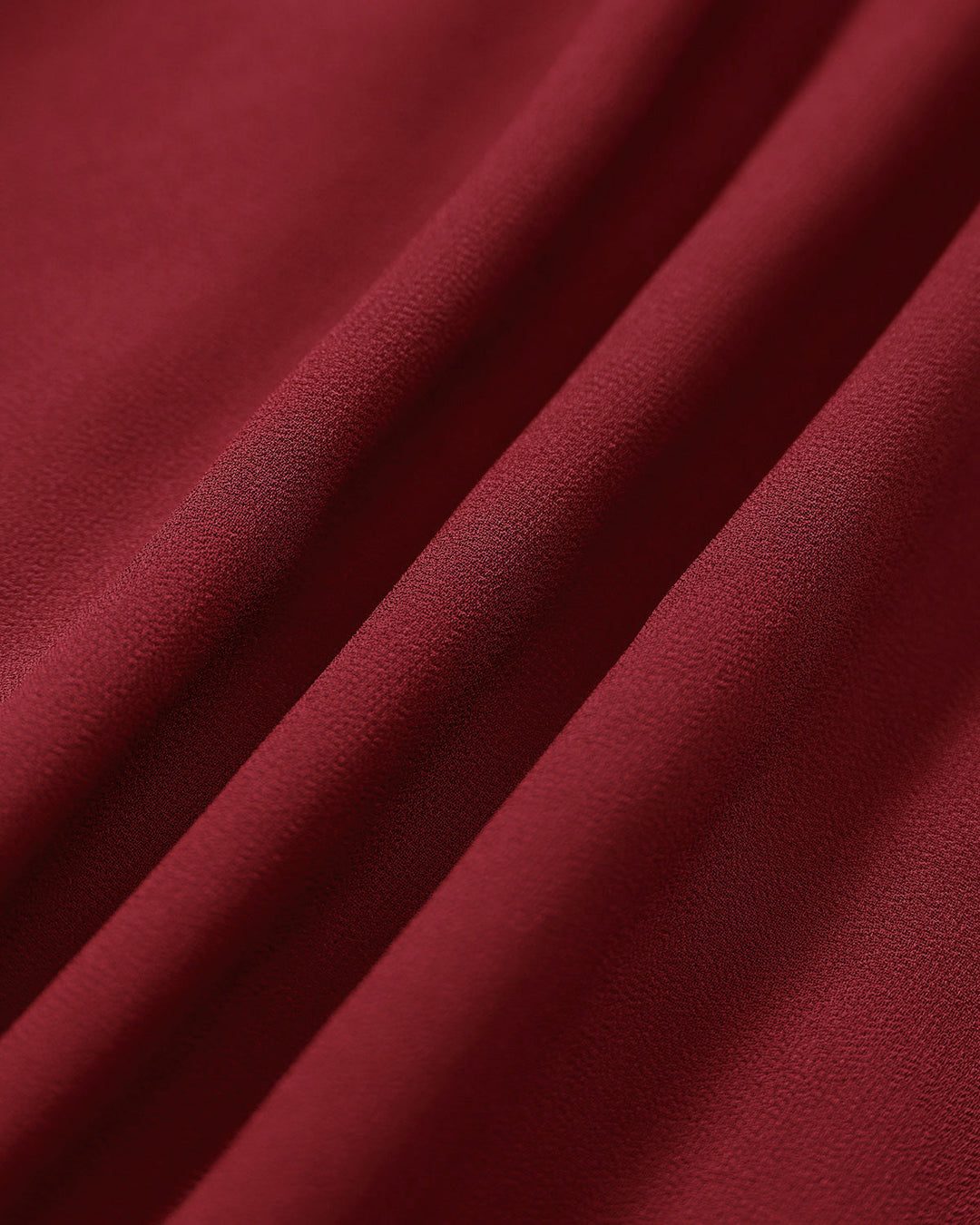 Red Mock Neck See-Through Mini Dress