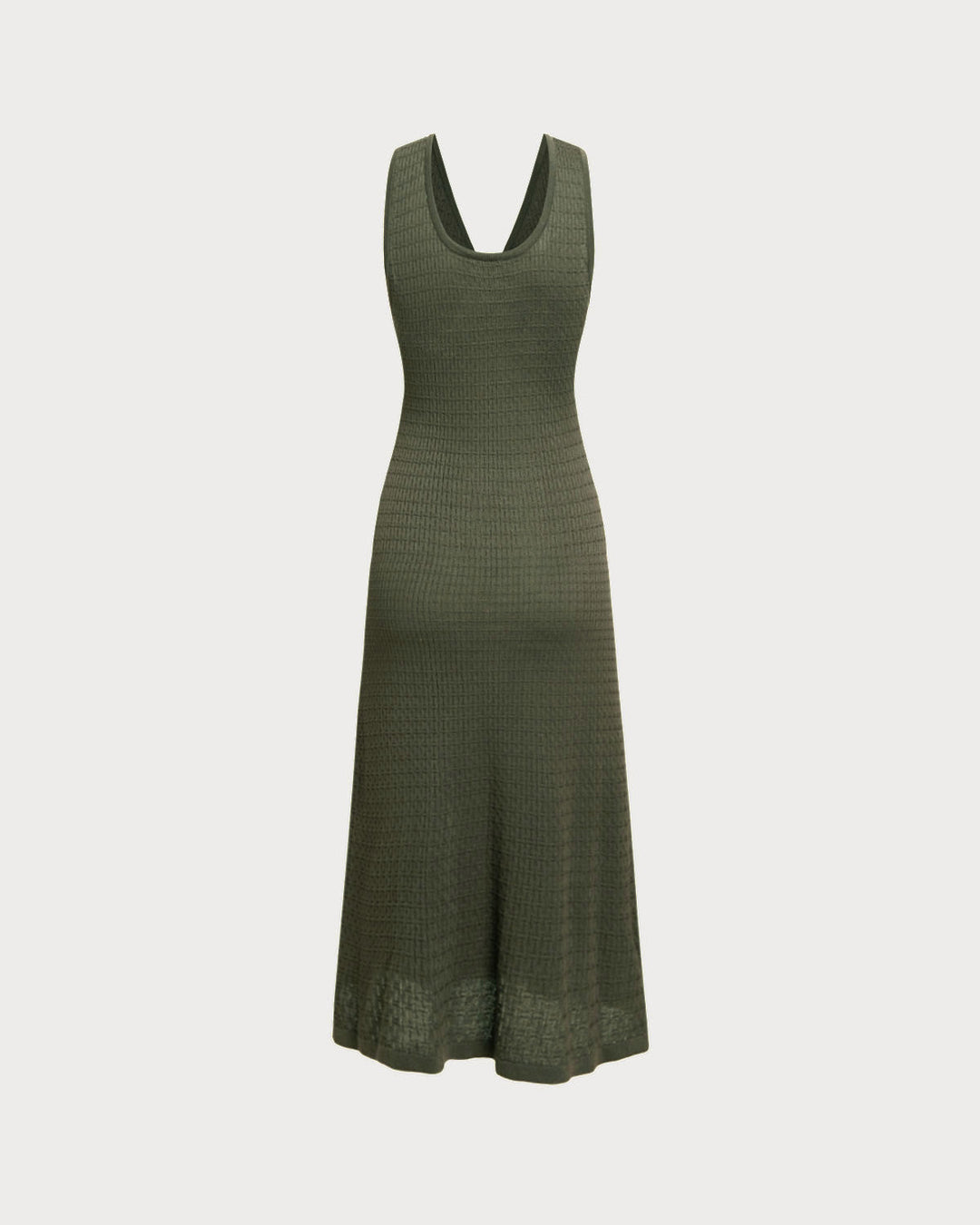 Army Green V Neck Sleeveless Sweater Dress Gary & Tracey London Army Green V Neck Sleeveless Sweater Dress Gary & Tracey London